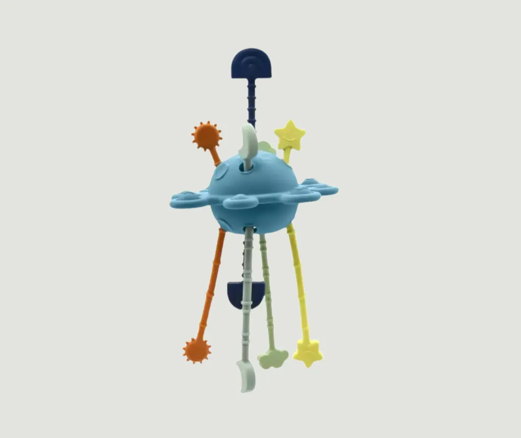 Sensorisch Babyspeelgoed – Spaceship – Blauw