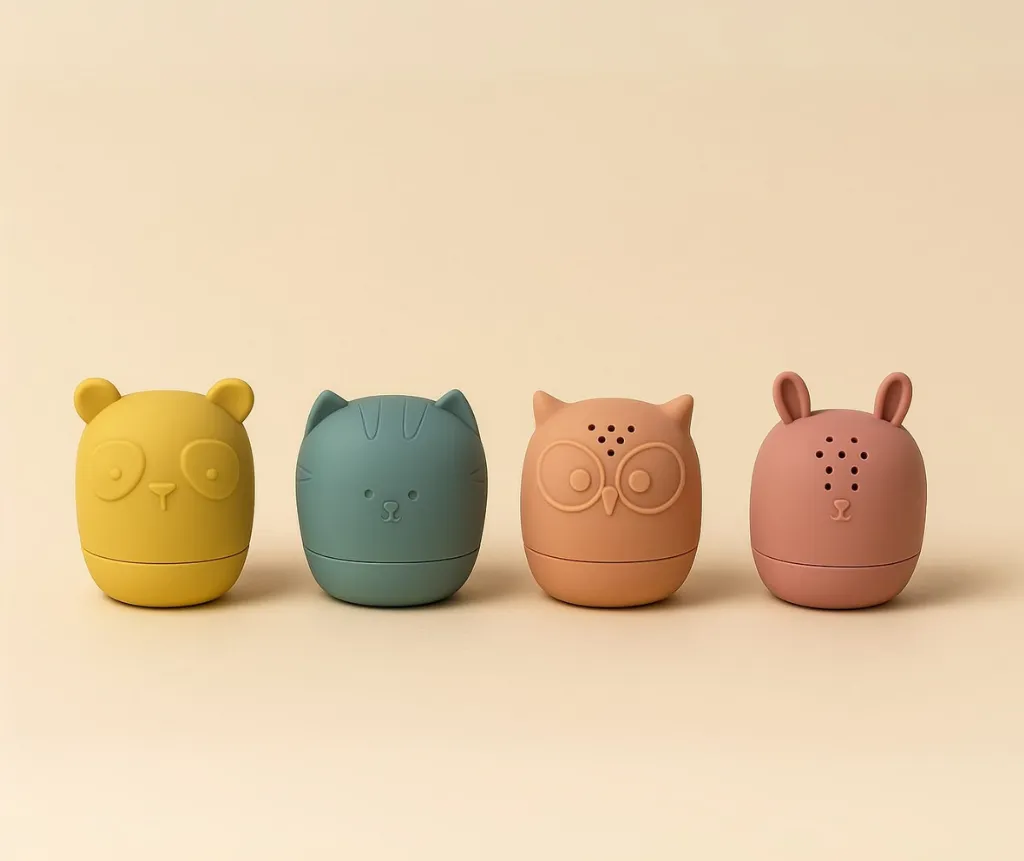 Zacht badspeelgoed – Dieren (4-delig)